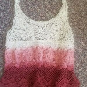 American Eagle outfitters knit ombre tank top